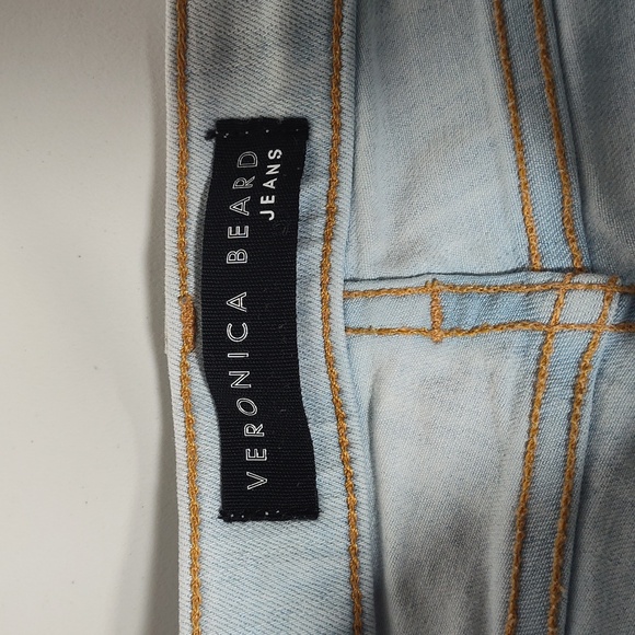 Veronica Beard Carolyn 10" Baby Boot Stripe Jeans 25 - Picture 8 of 13